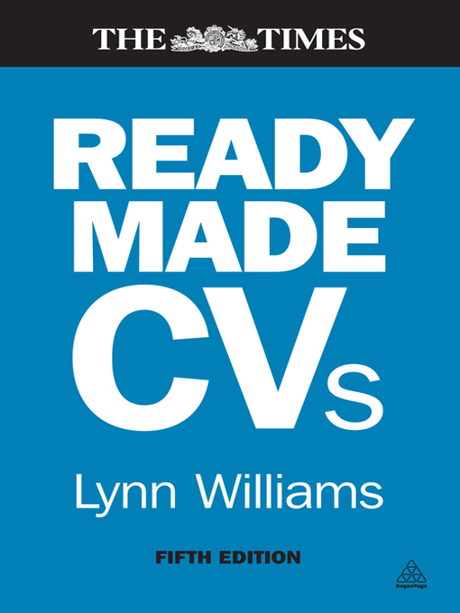 Title details for Readymade CVs by Lynn Williams - Available